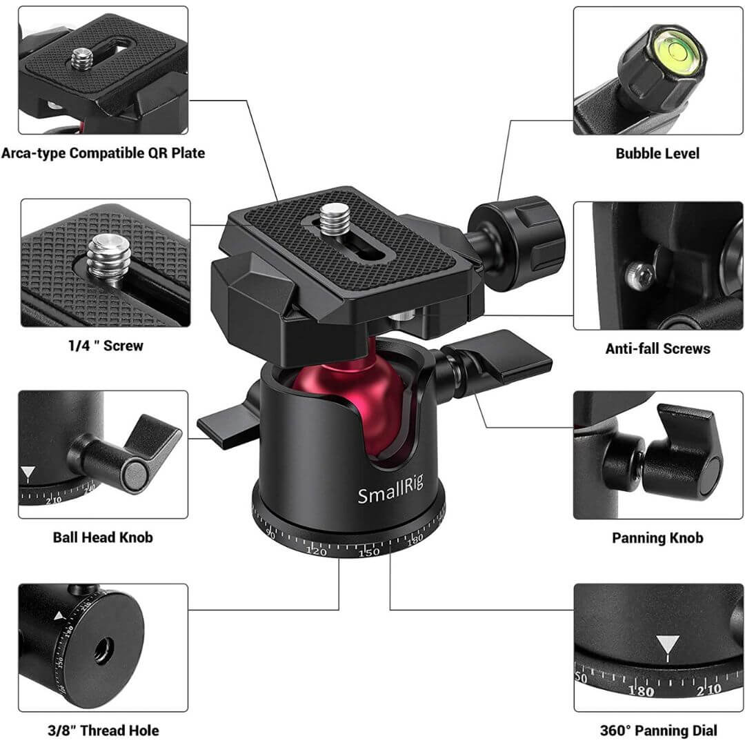 best tripod ball head for video and photography