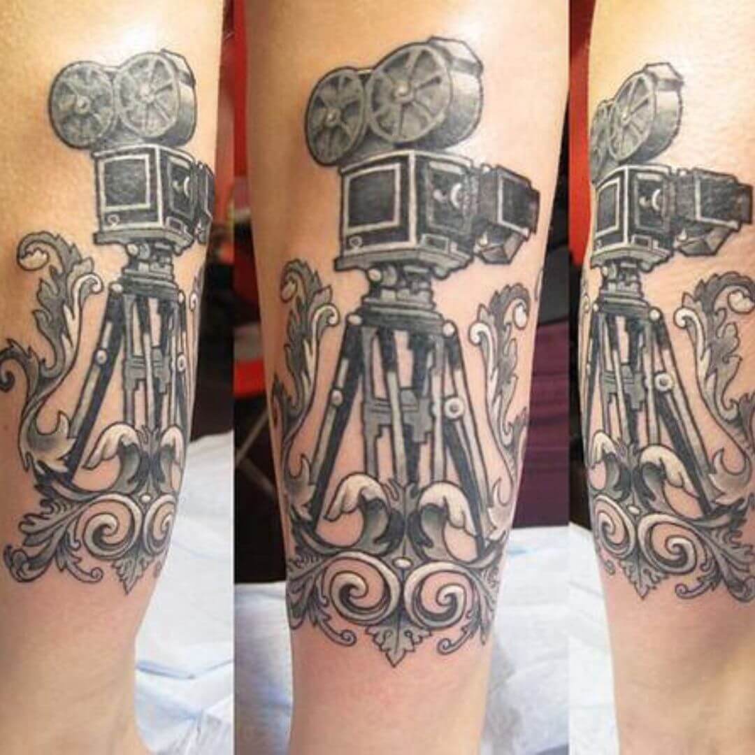 camera tattoo