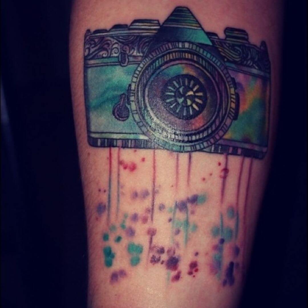 camera tattoo