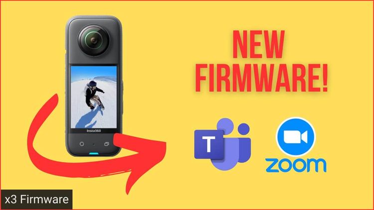 Insta360 x3 Firmware Update - New Webcam Mode Is Huge!