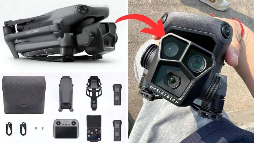 New DJI Mavic 3 Pro Leaked Images - Drone With Three Cameras?